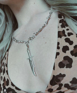 -Barbed Wire Necklace-