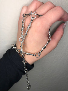 -Barbed Wire Necklace-